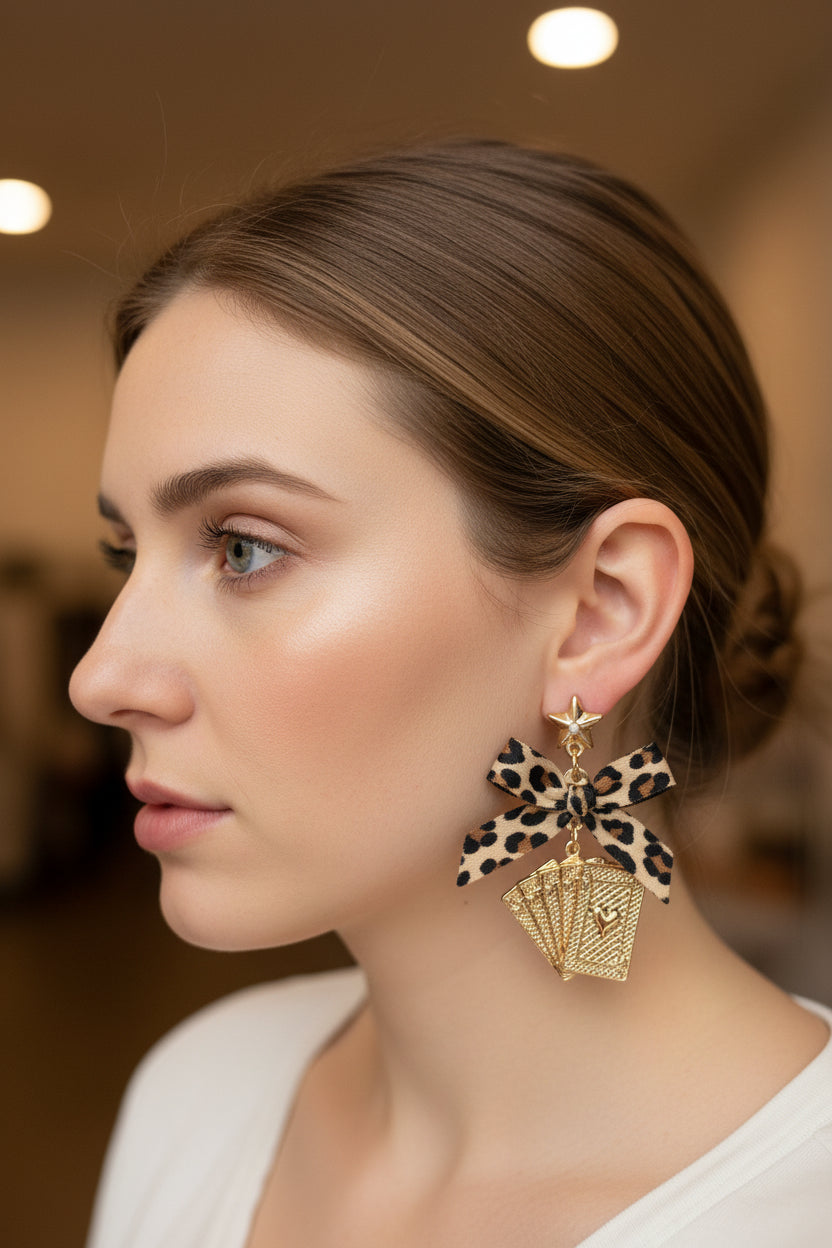 Poker Earrings
