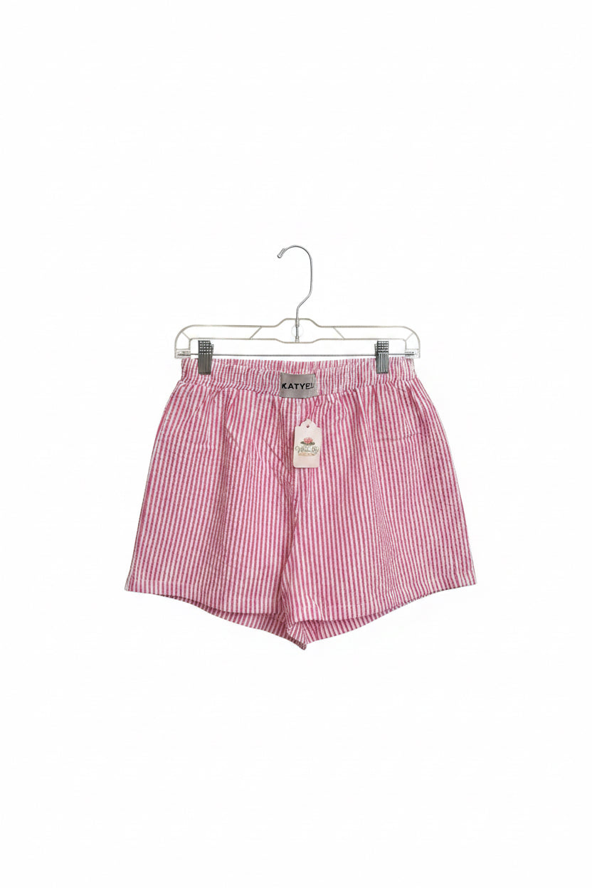 Pink Stripe Boxer Shorts
