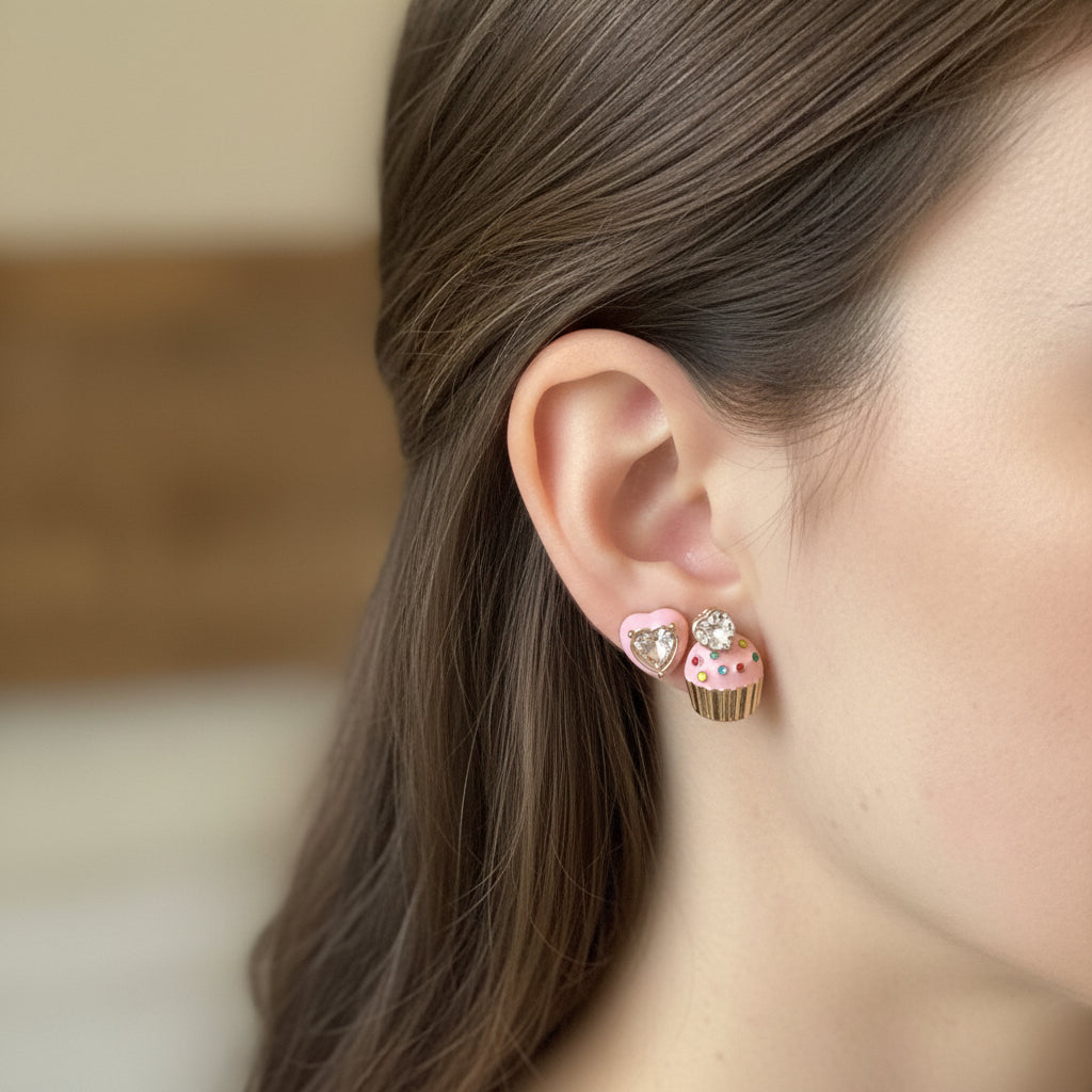 Cupcake Earrings