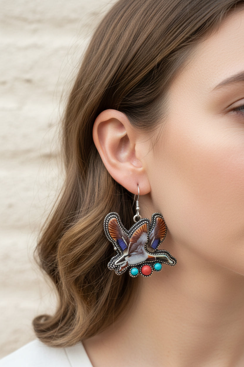 Duck Earrings