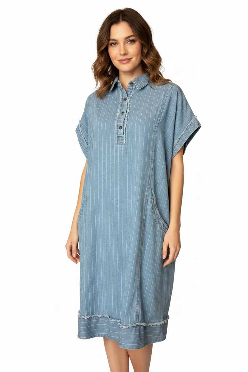 Pocket Denim Dress