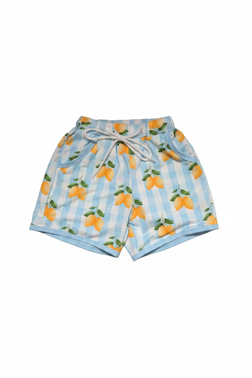 Lemon Swim Shorts