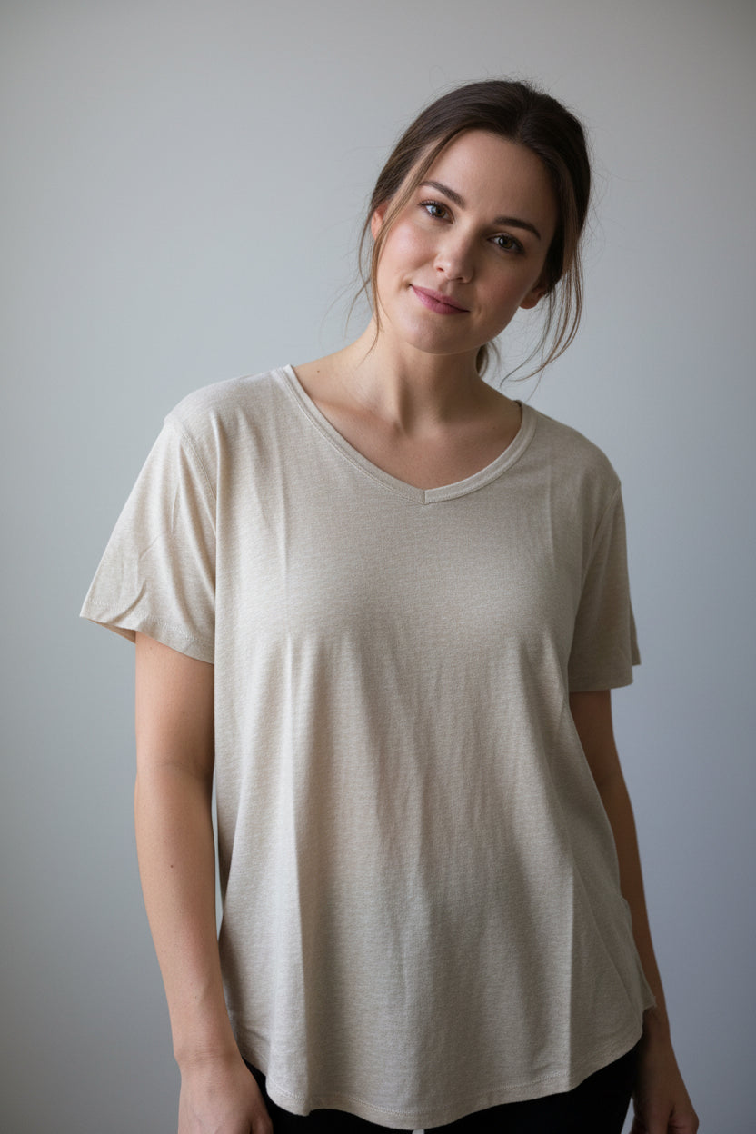 Tan Shirt