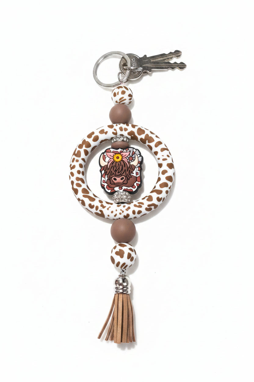 Cow Keychain