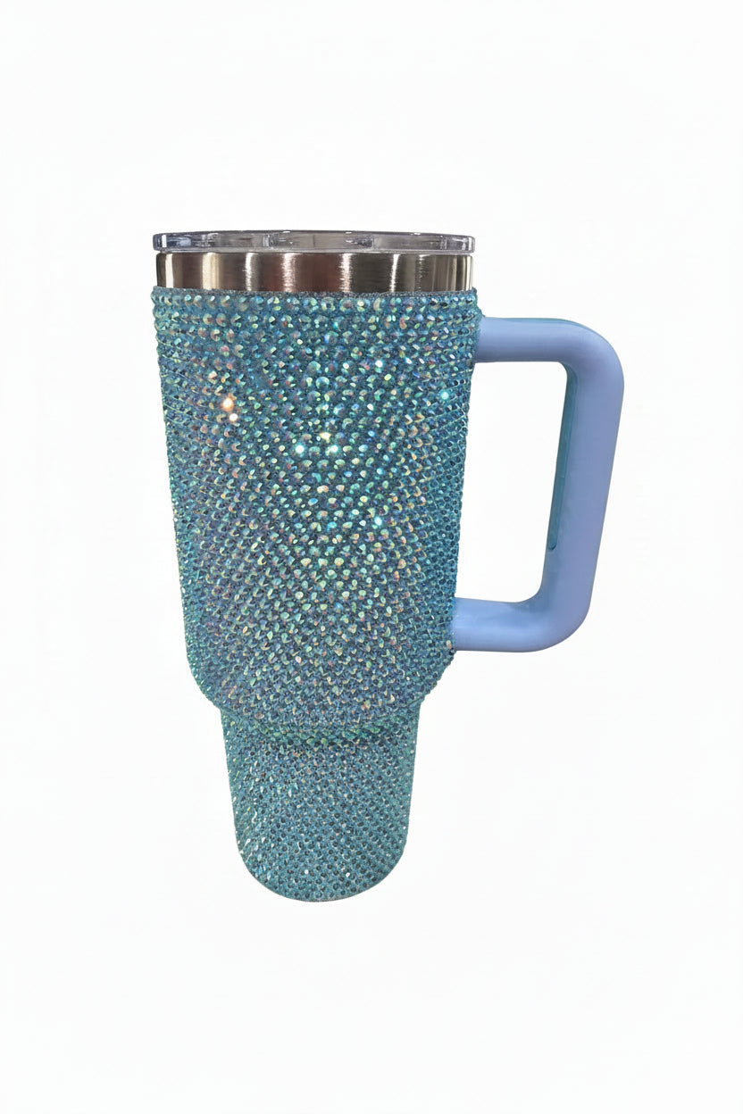 Blue Glitter Cup