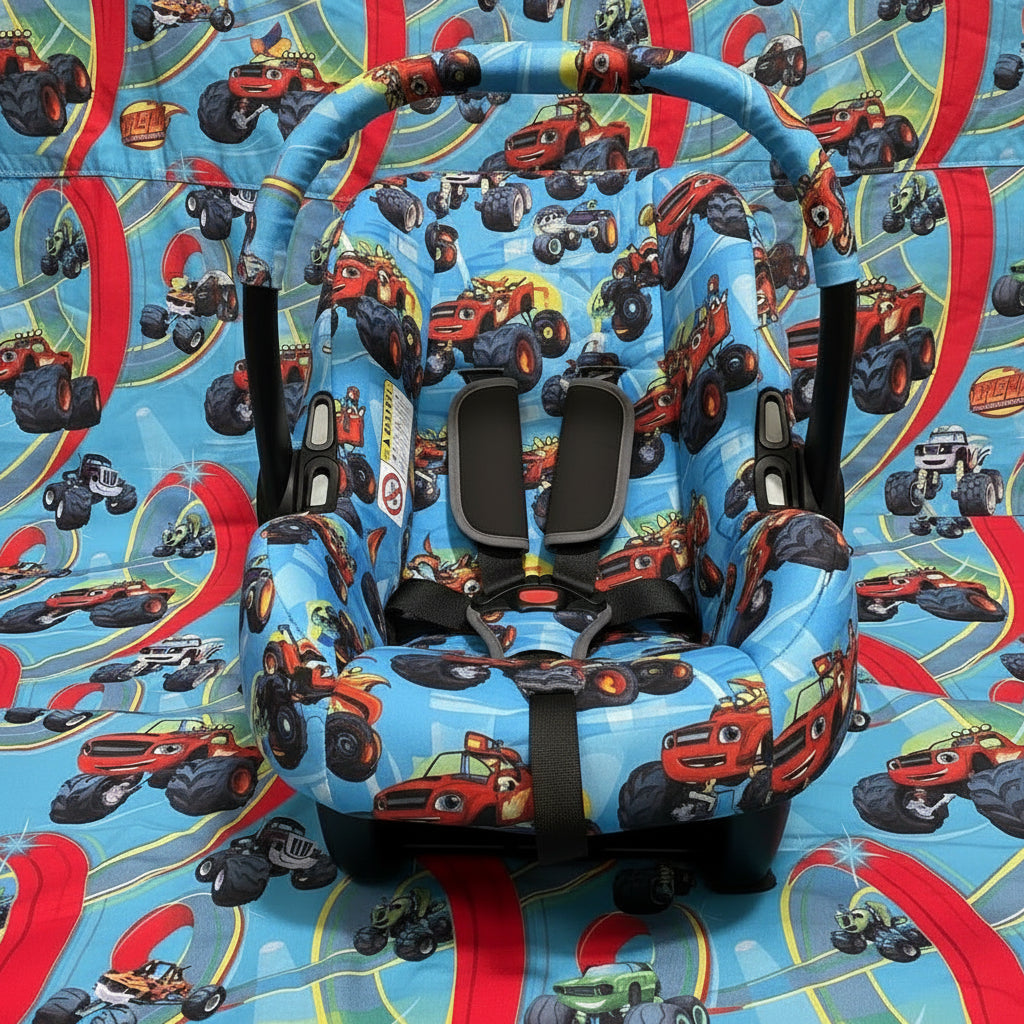 Monster truck Carseat Cover