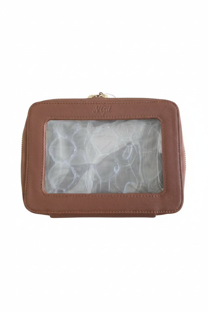 Brown Clear Purse