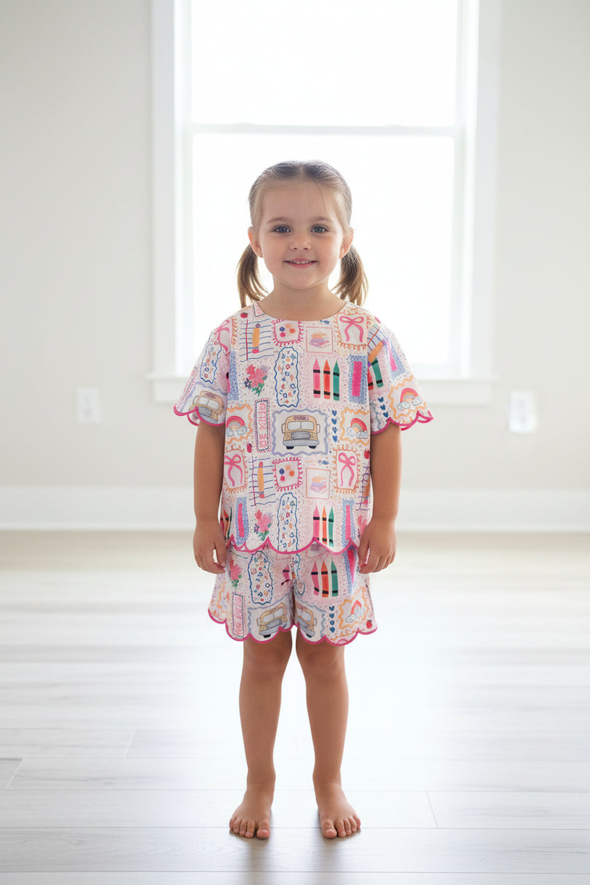 School Short Set