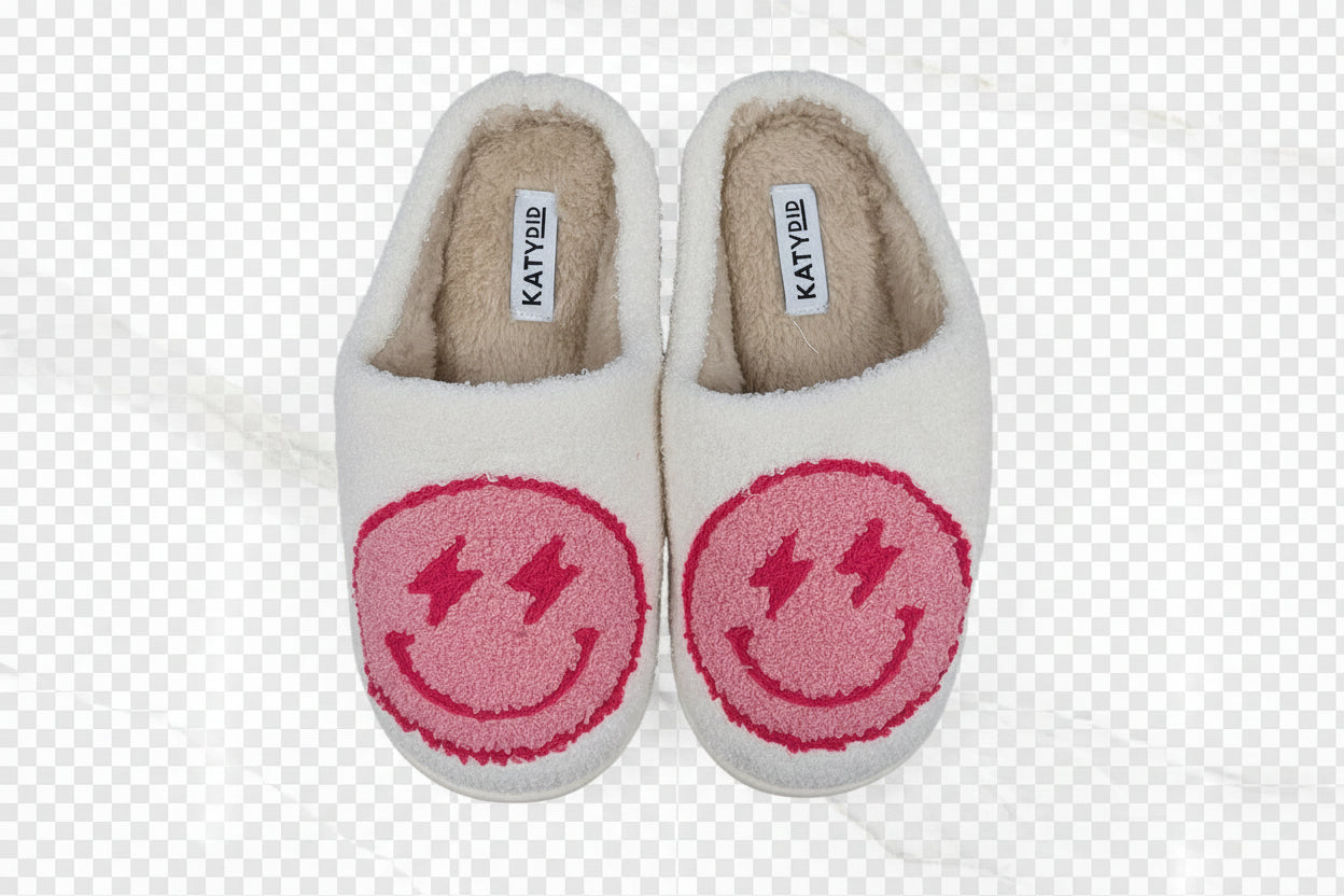 Pink Smiley Shoes