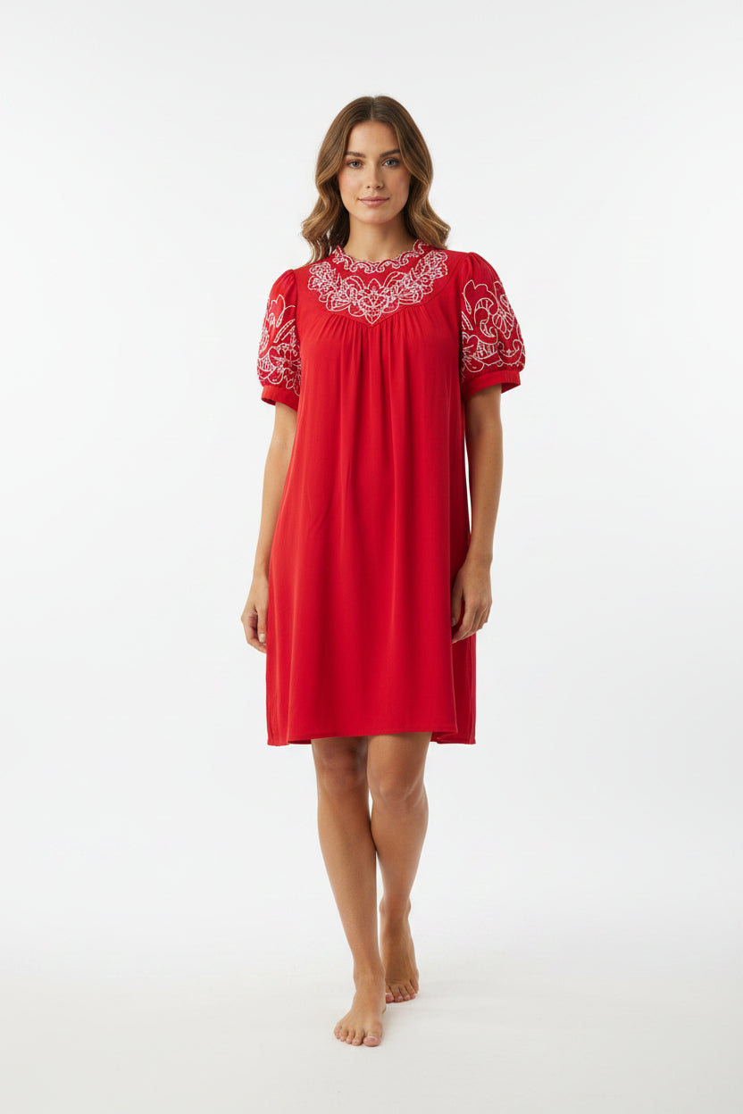 Red dress