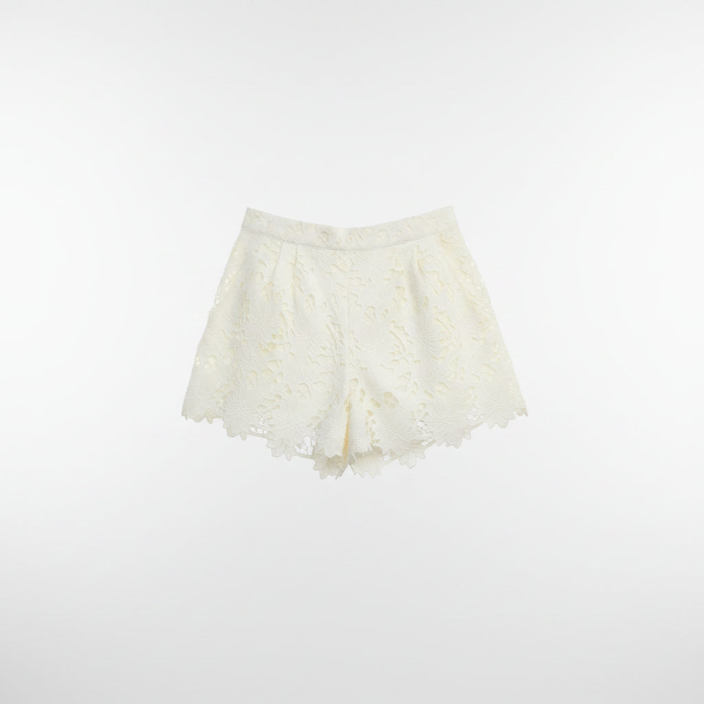 Cream shorts