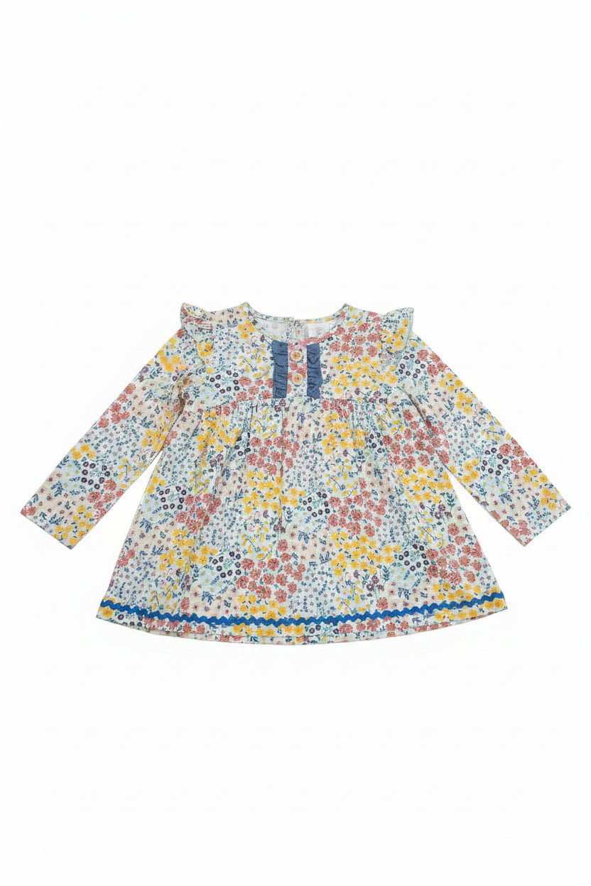 Blue Floral Dress