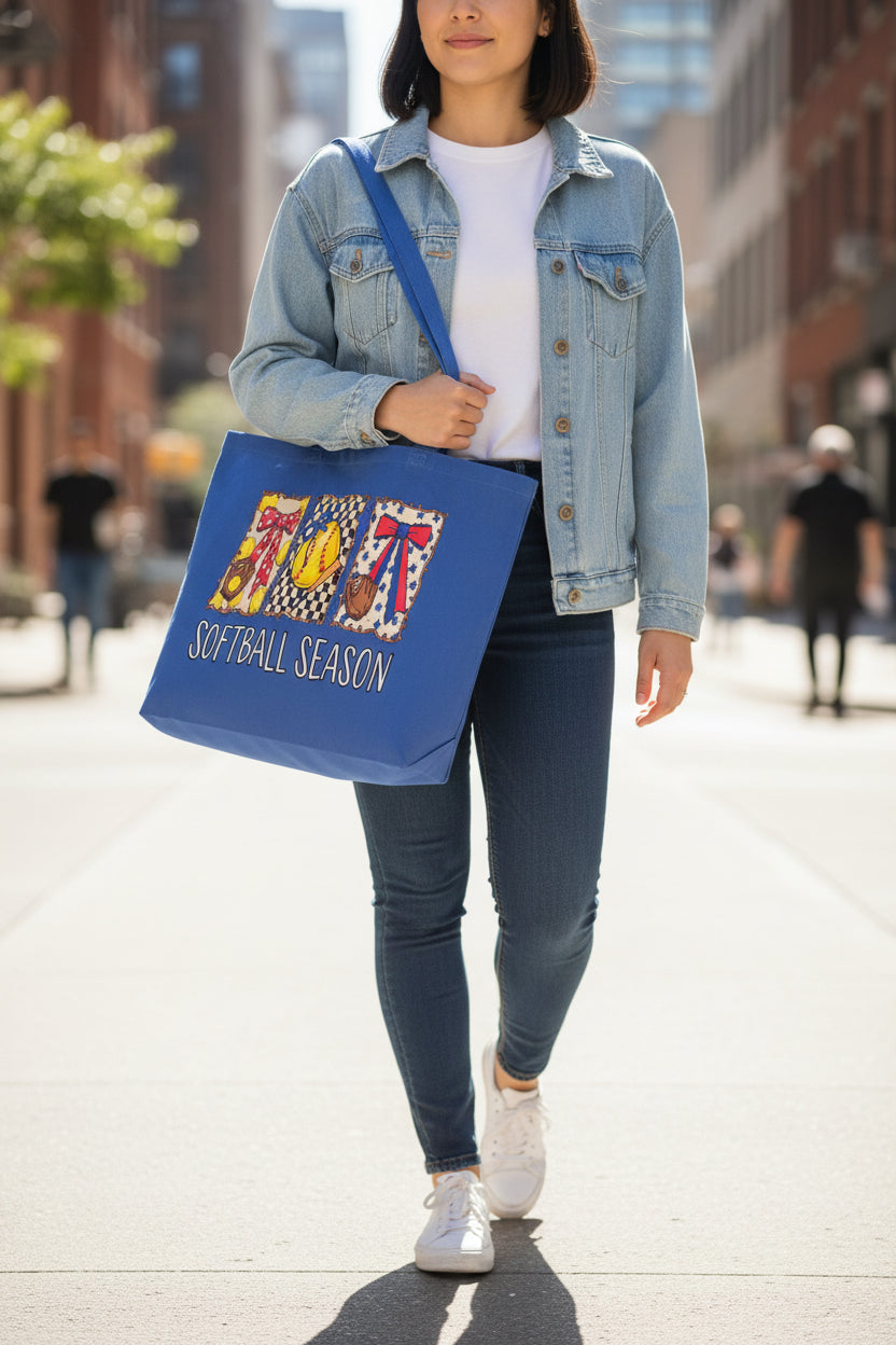Blue Softball Bag