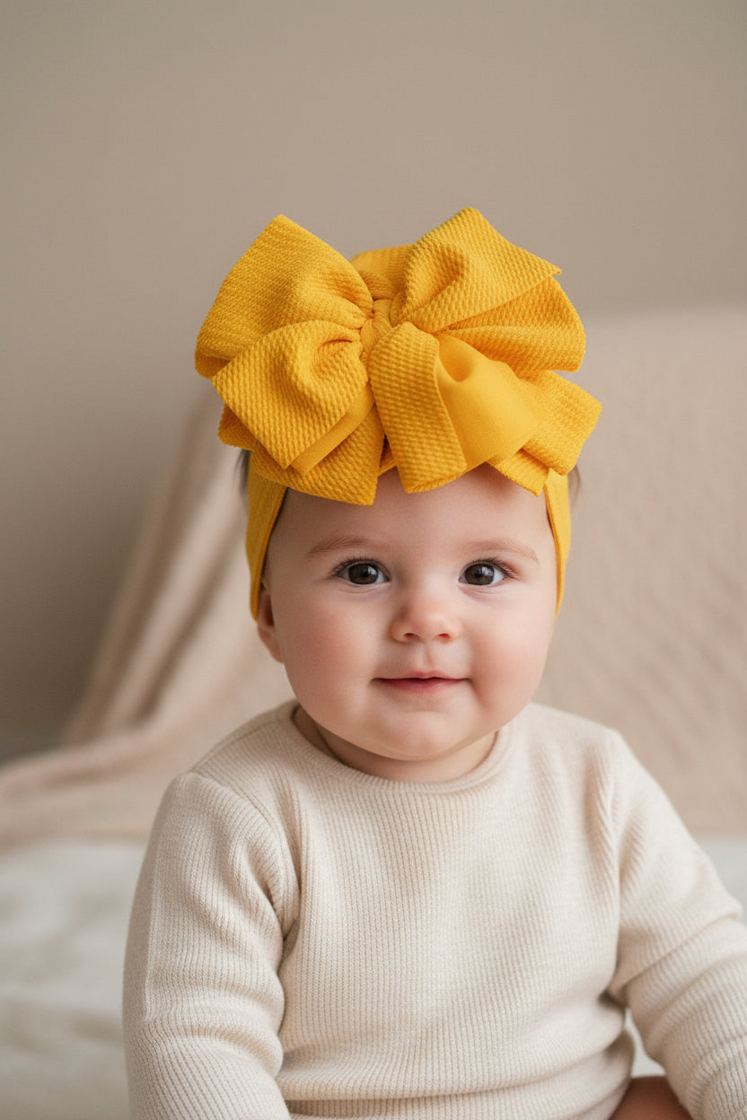 Yellow Infant Headband
