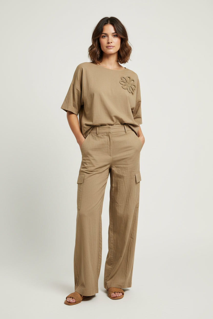 Khaki Pant Set