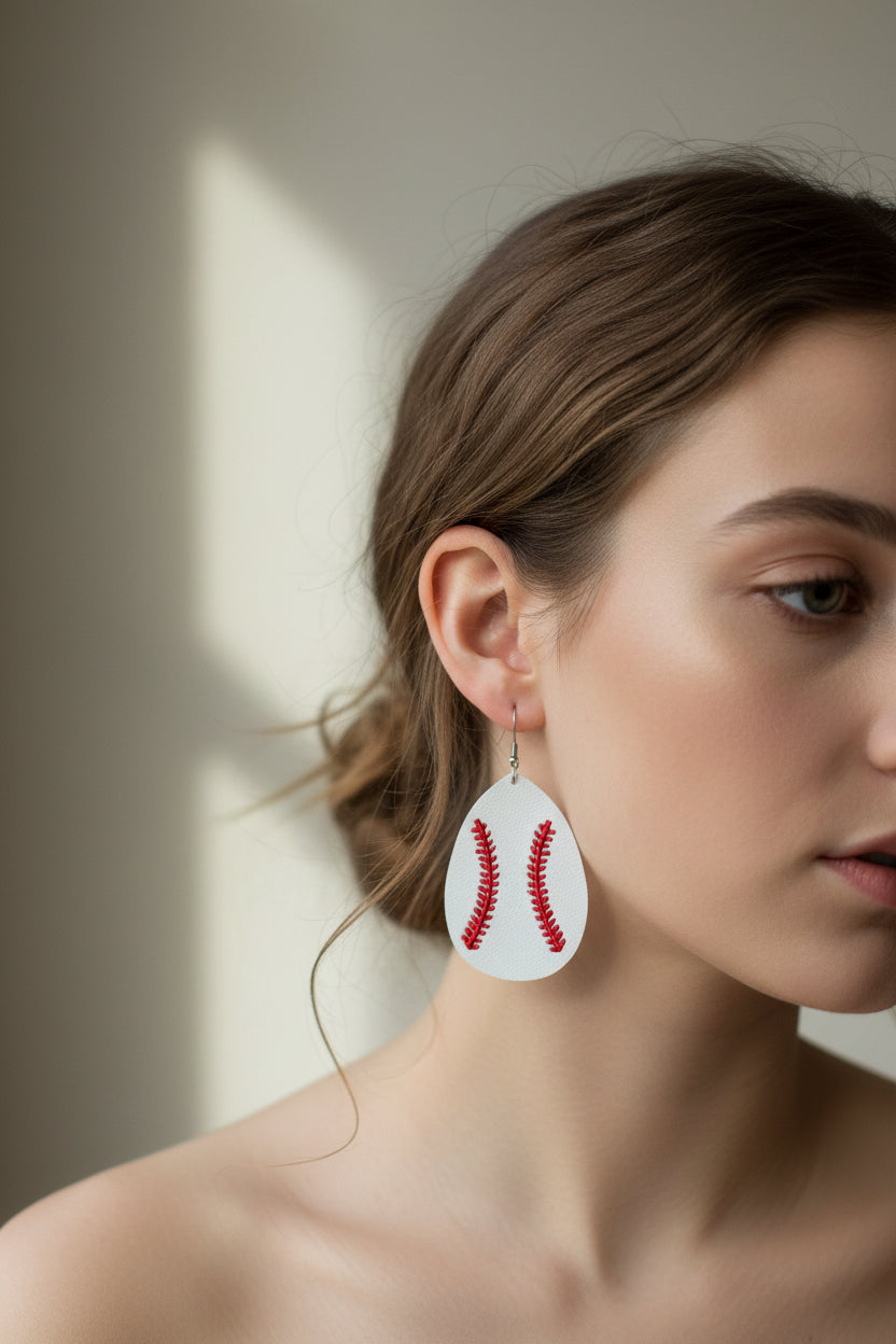 Baseball Earring